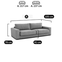 Skander canvas sofa - AM.PM