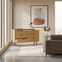 Bruna 6-drawer chest
