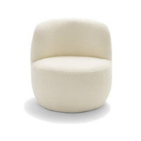 Fauteuil tissu bouclette Wilmotte