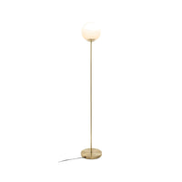 Lampadaire métal effet laiton Didi rond