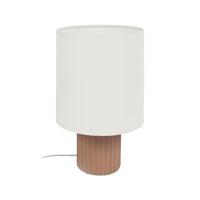 Lampe de table céramique et tissu Eshe