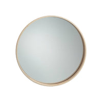 Miroir rond métal noir Alaria 59 cm