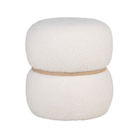 Pouf velours Milford