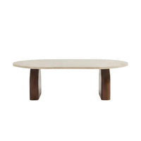 Table basse bois et béton Bimak