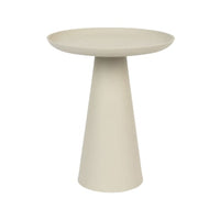 Table d'appoint aluminium mate