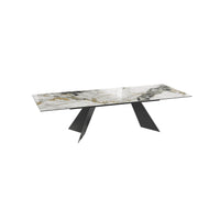 Table extensible marbre Washington - Akante
