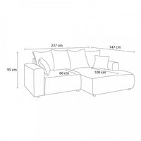 Enjoy Green Corner Sofa - Bobochic