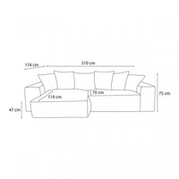 Voltaire corner sofa - Bobochic
