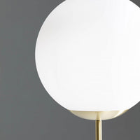 Round designer floor lamp