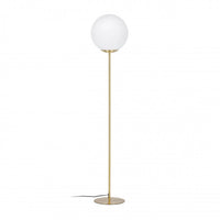 Round designer floor lamp