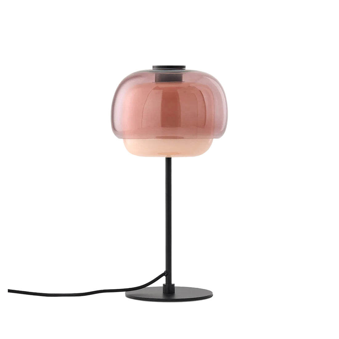 Lampe à poser Kinako nude en verre soufflé – vue détourée