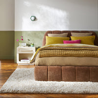 Lit coffre Noma marron chocolat – mise en ambiance chambre