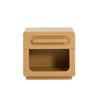Table de chevet Newick moka – vue de trois quarts