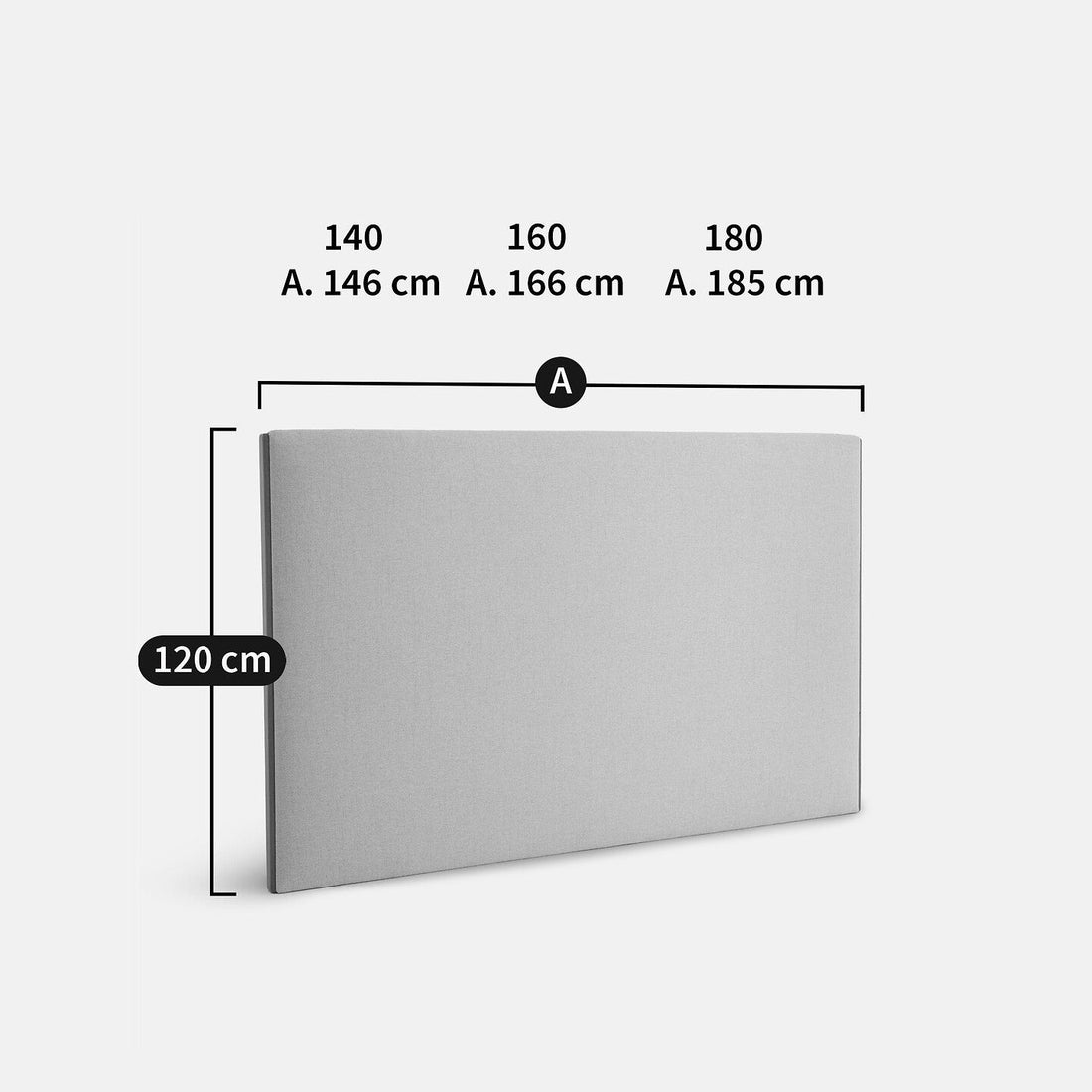 Tête de lit Telmara – détail du tissu chiné beige