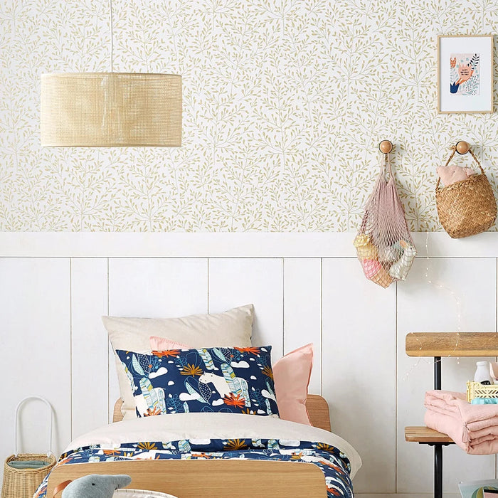Suspension bois et coton Dolkie simple