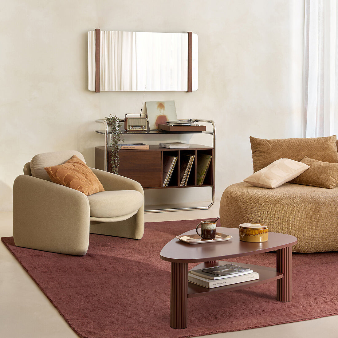 Tapis Izria Bordeaux