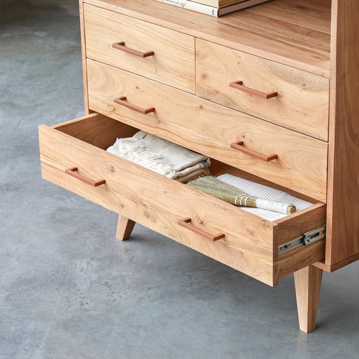 Commode acacia massif Oslo - Tikamoon