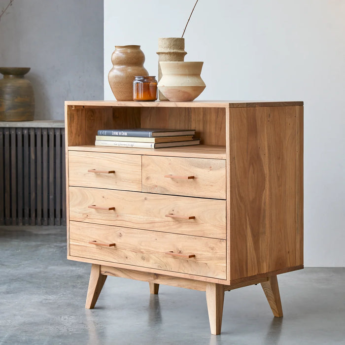 Commode acacia massif Oslo - Tikamoon