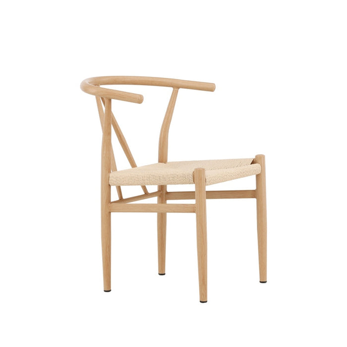 Chaise bois massif et fibres naturelles Hidalgo