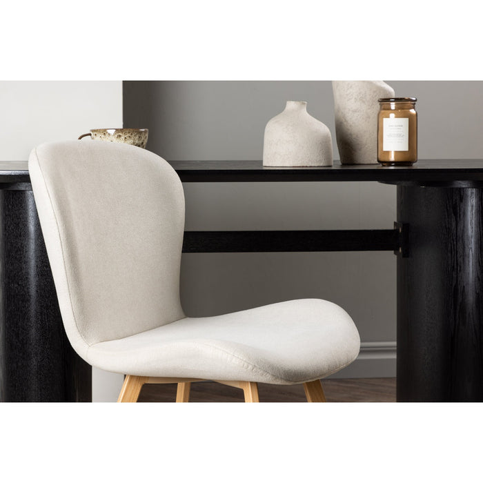 Chaise lin et bois Skara