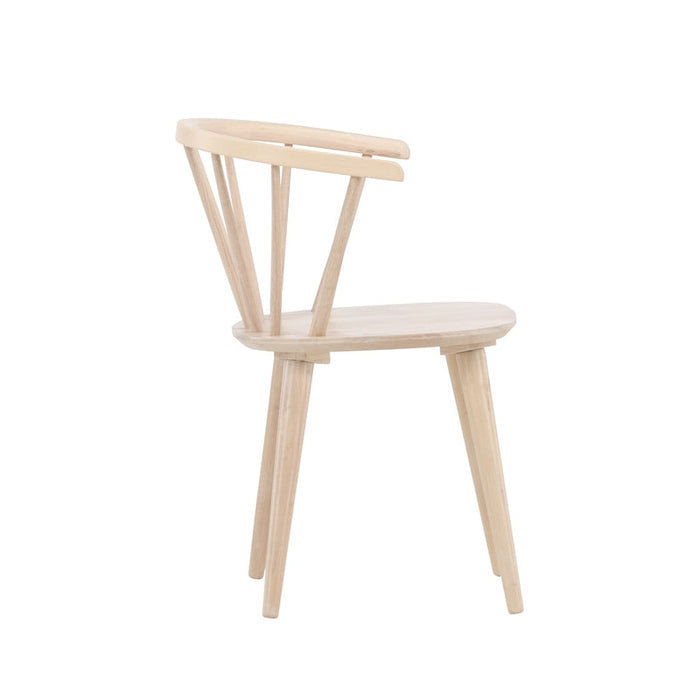 Chaise bois hévéa Bobby