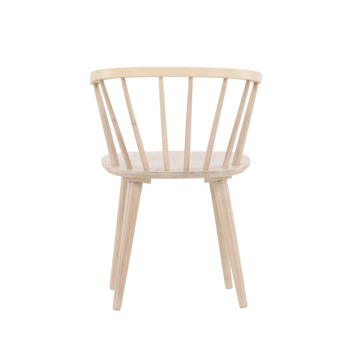 Chaise bois hévéa Bobby