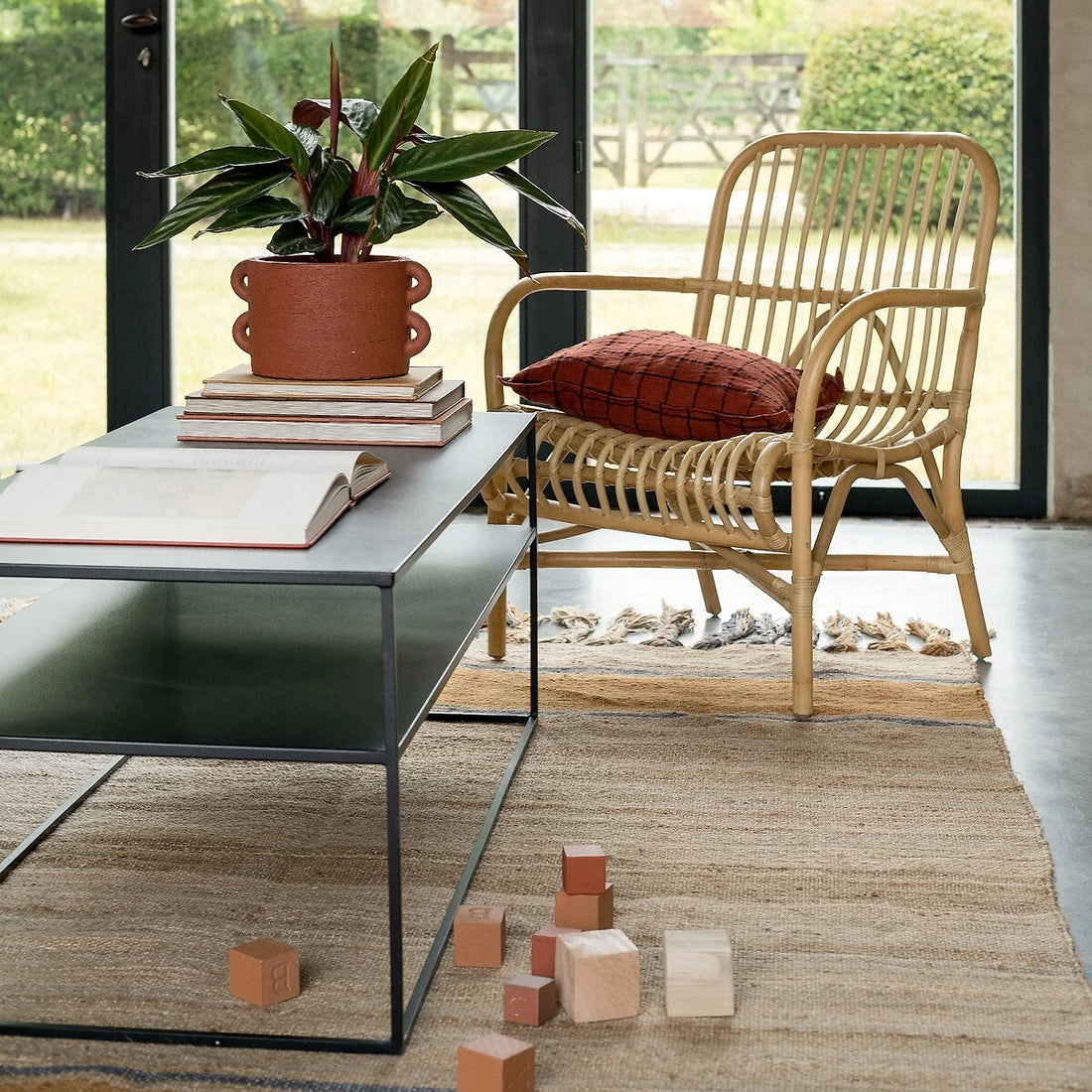 Hiba rectangular coffee table