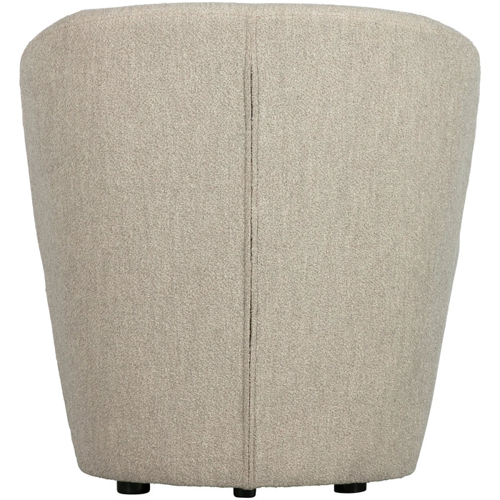 Fauteuil tissu bouclette Lofty
