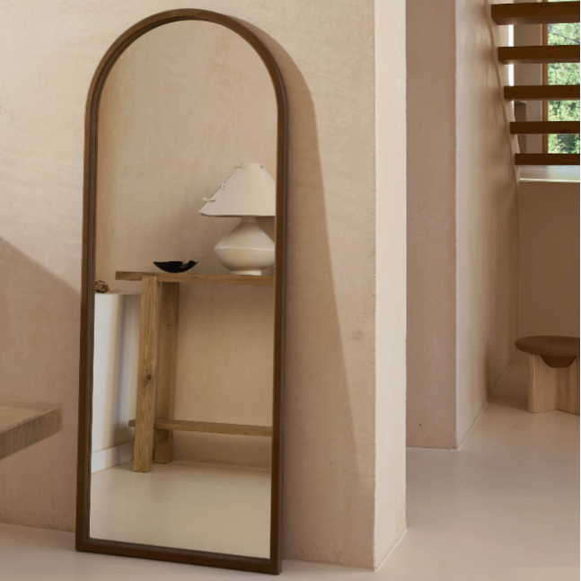Miroir sur pied métal Katia