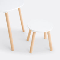 Table basse avec 2 tabourets Melya