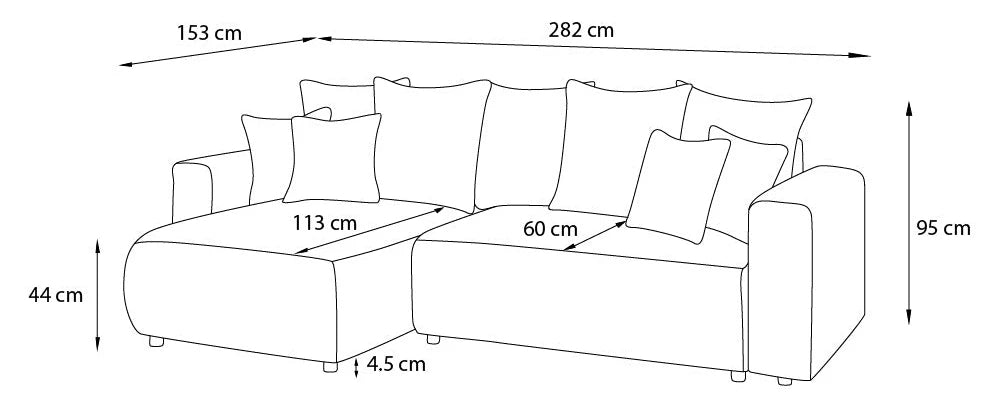 Convertible d'angle Envy