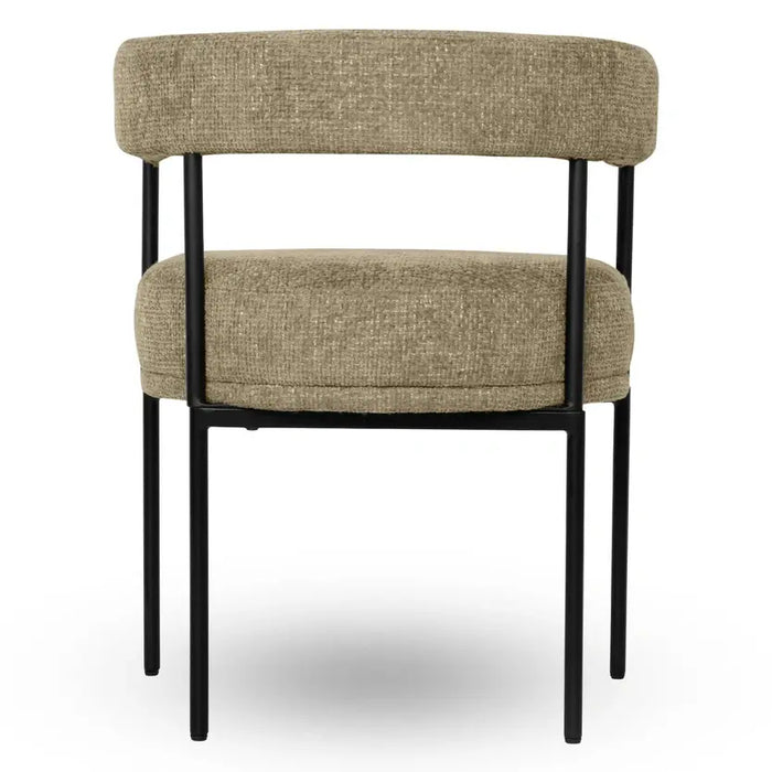 Chaise tissu et acier Arcade - NV GALLERY