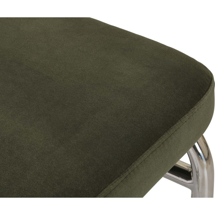 Chaise velours et acier Uberto - NV GALLERY