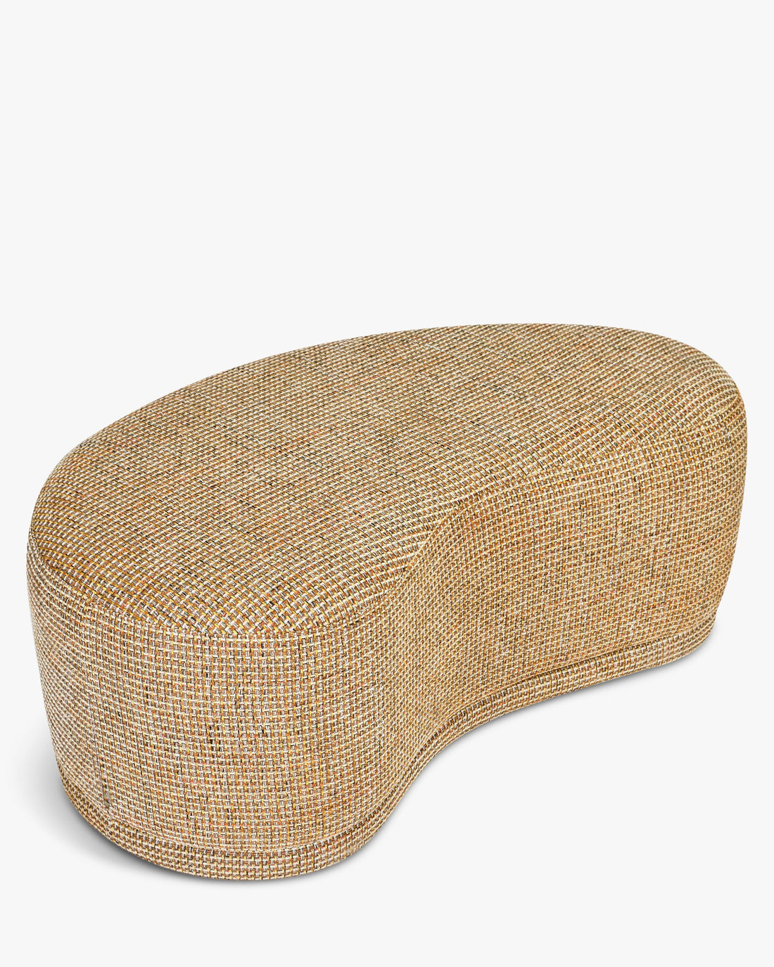 Banc Enzo Tweed jaune miami – vue détourée