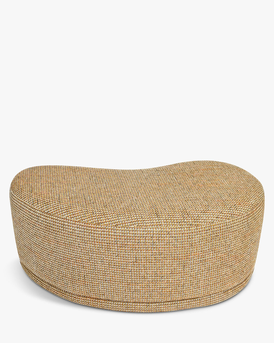 Banc Enzo Tweed jaune miami – détail du tissu bouclé
