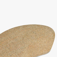 Banc Enzo Tweed jaune miami – détail des pieds