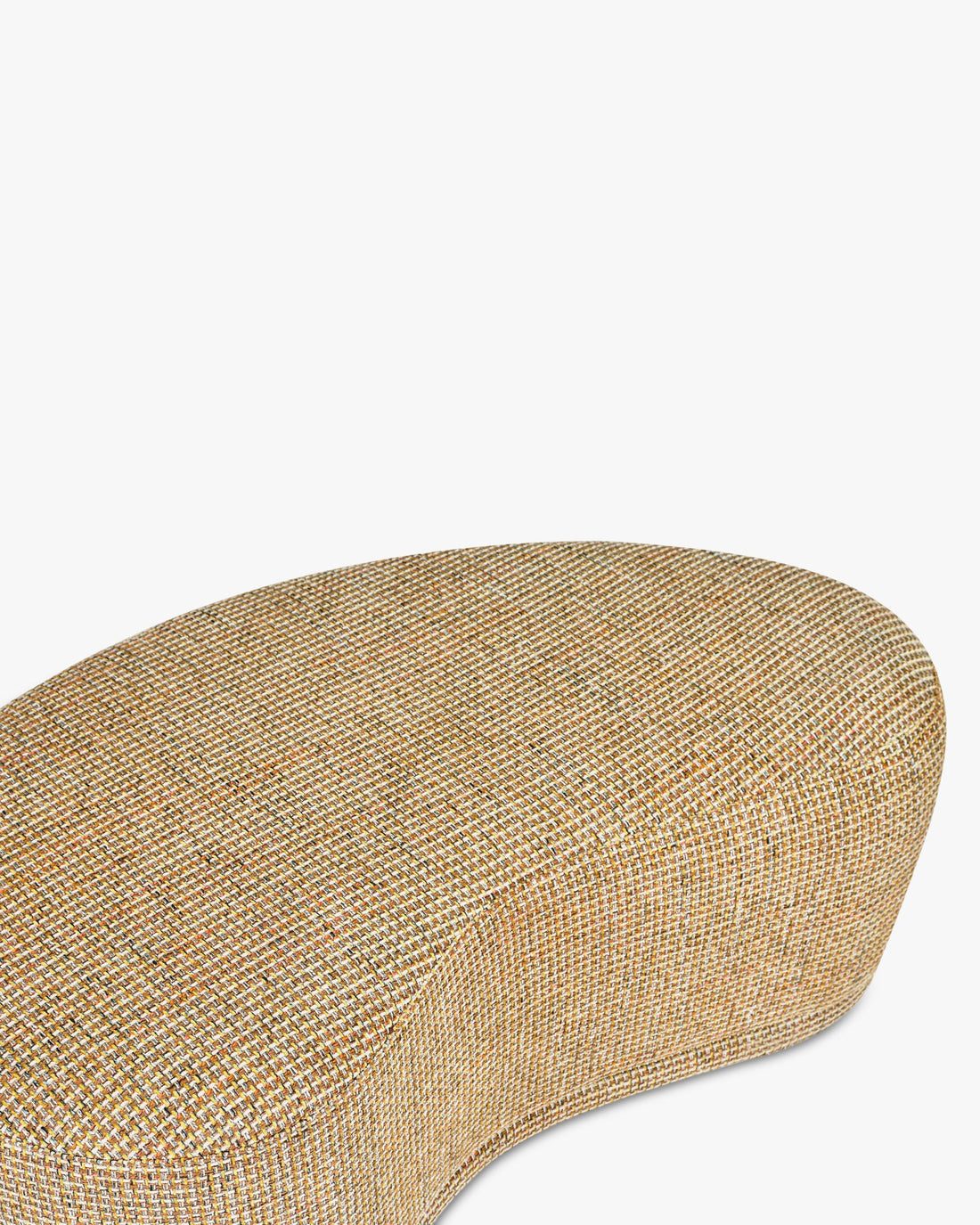 Banc Enzo Tweed jaune miami – détail des pieds