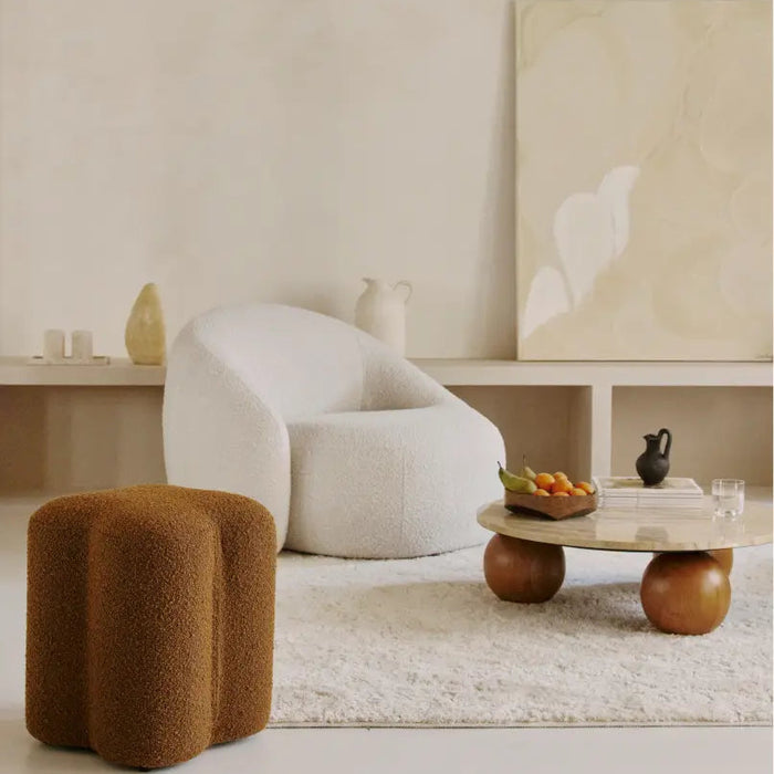 Fauteuil tissu bouclette Neo - NV GALLERY