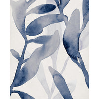 Affiche encadrée Aquavia – détail des nuances bleues aquarellées