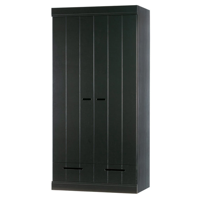 Connect wardrobe with 2 doors and drawers