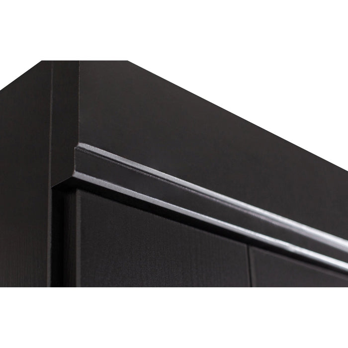 Armoire 2 portes et tiroirs pin Connect