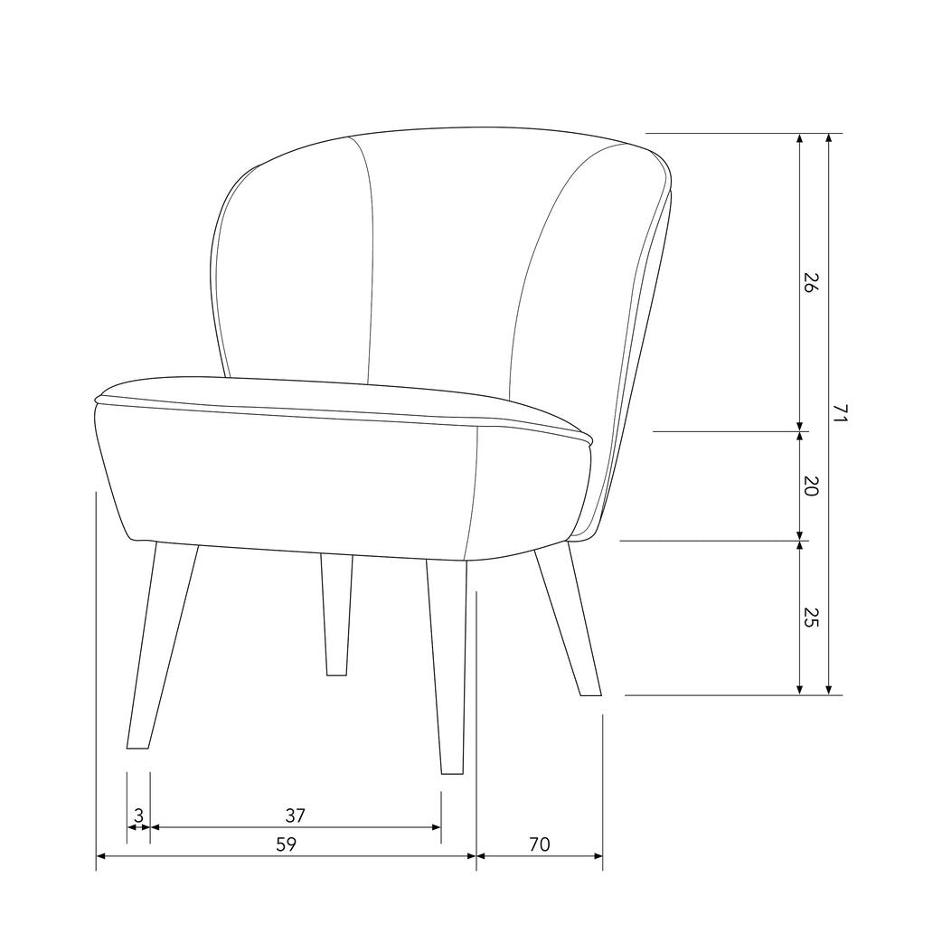 Fauteuil Sara