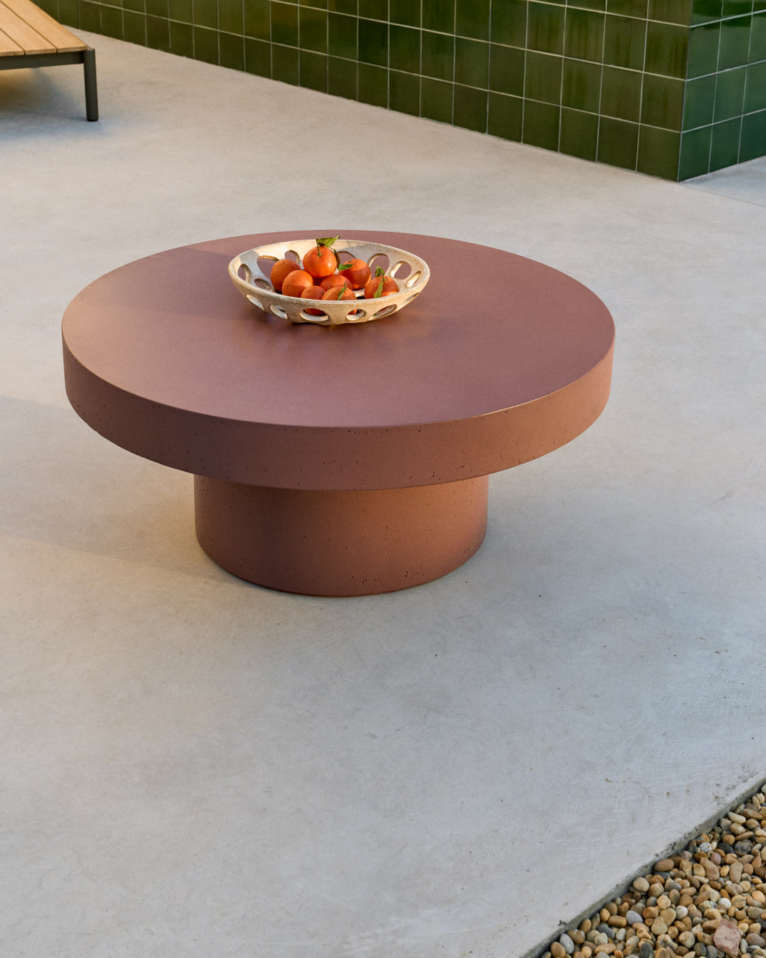 Table basse Elche XL – mise en ambiance extérieur