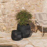 Ensemble de 2 cache-pots Fornells – mise en ambiance extérieure