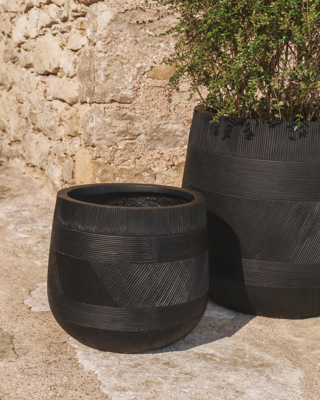 Ensemble de 2 cache-pots Fornells – mise en ambiance intérieure