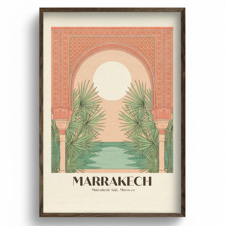 Affiche encadrée - Morocco