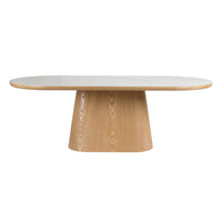 Table à manger bois et pierre Almira