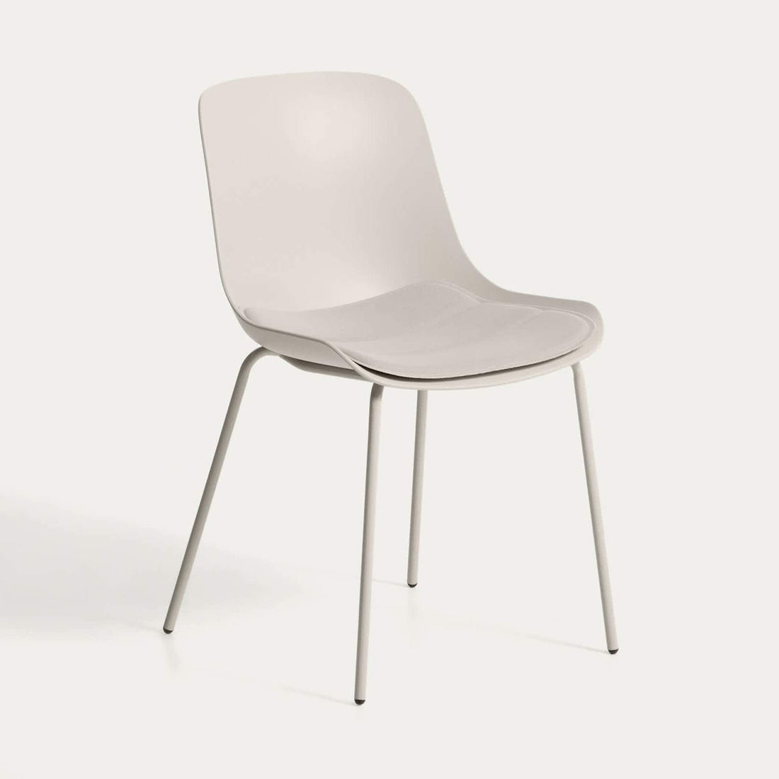 Chaise Alaró beige – vue de côté