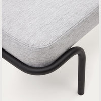 Banc Solsona gris – vue de côté