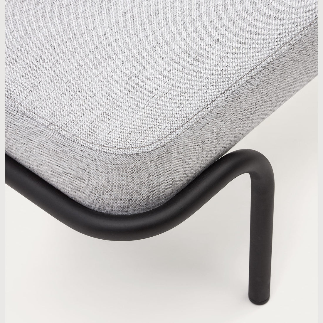 Banc Solsona gris – vue de côté